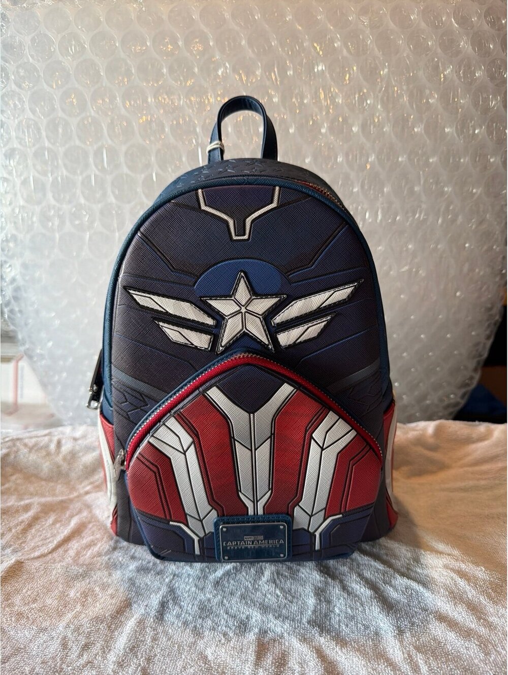 Loungefly Captain America: Brave New World Cosplay Mini Backpack NWT